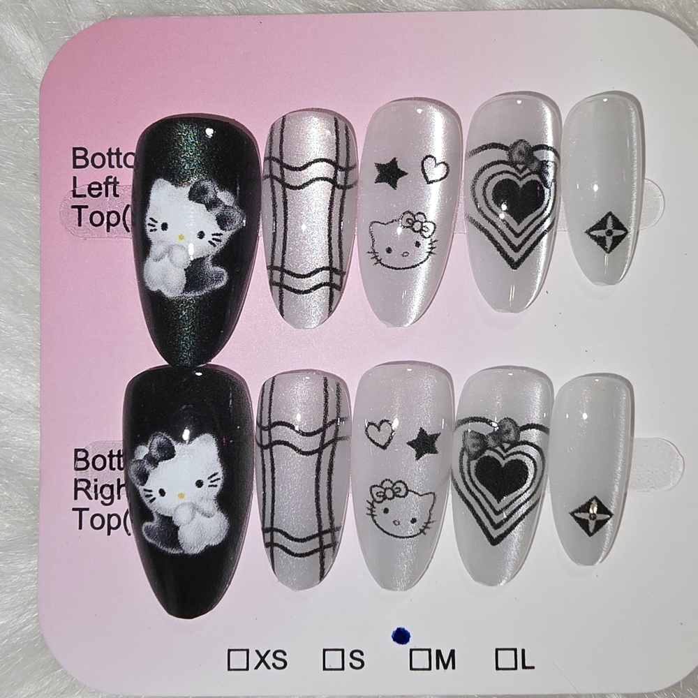 Hello Kitty Catseye Nail Set - Picture 2 of 4